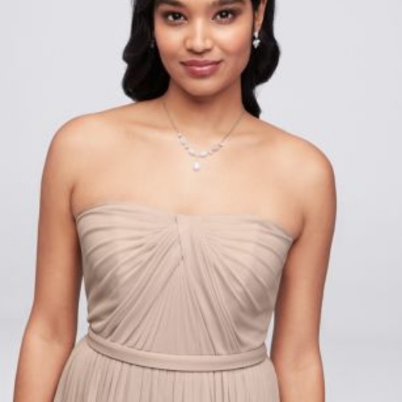 David's Bridal Versa Convertible Mesh Dress - Picture 2 of 6